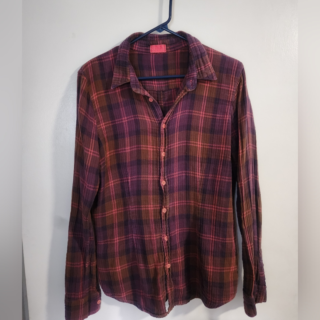 Cp Shades Plaid Long Sleeve Size Large